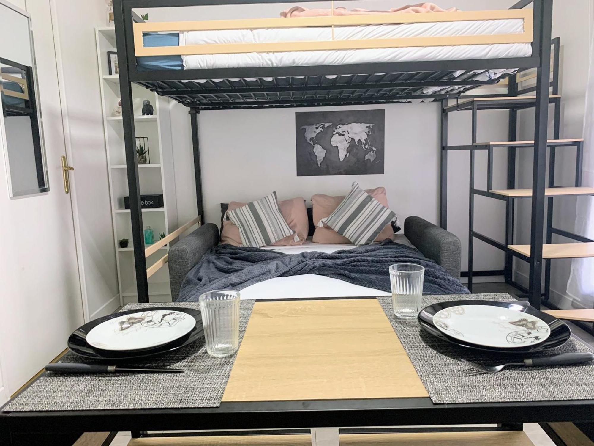 Апартаменты Studio - 1 Min Rer - 10Min Disney & 30 Min Paris - Free Parking & Wifi Бюсси-Сен-Жорж Экстерьер фото