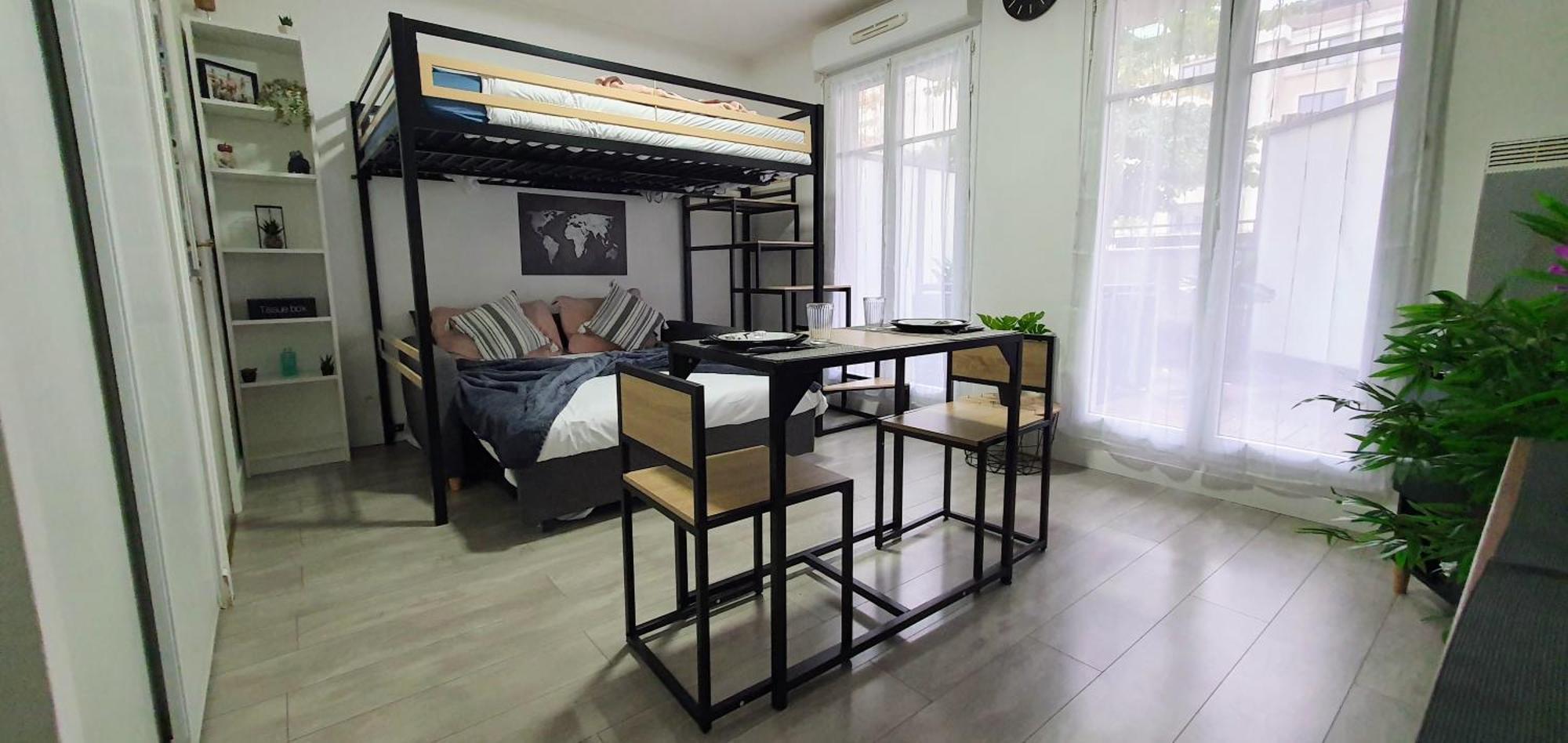 Апартаменты Studio - 1 Min Rer - 10Min Disney & 30 Min Paris - Free Parking & Wifi Бюсси-Сен-Жорж Экстерьер фото